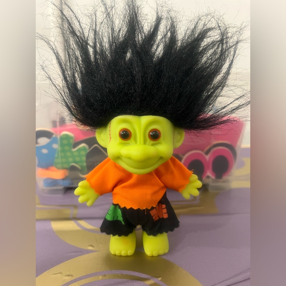 Vintage Halloween Trool Doll